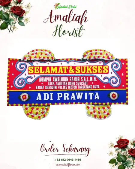 Papan Bunga Ucapan Selamat Soso